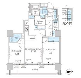 パークアクシス池田山 1105 間取り図