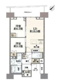 HARUMI FLAG PARK VILLAGE (晴海フラッグ パークヴィレッジ) 12階 間取り図