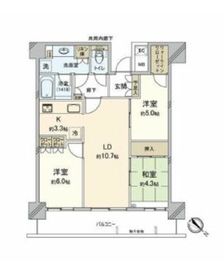 リヴァリエ 16階 間取り図