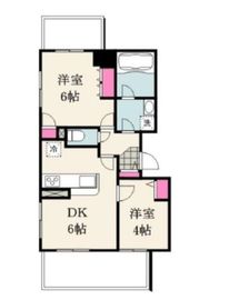 ナイスアーバンステイツ横濱新子安 5階 間取り図
