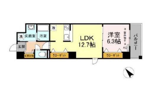 ノーブルヒルズ 1005 間取り図