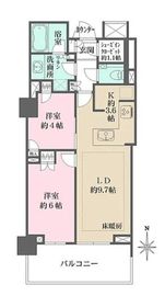 グレーシアタワー三鷹 13階 間取り図