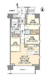パークホームズ国分寺 9階 間取り図