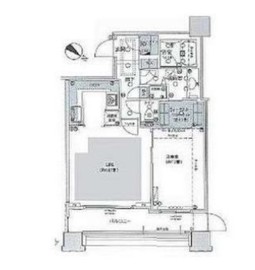パークタワー東京フロント 7階 間取り図