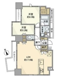 シティハウス駒込ステーションコート 7階 間取り図