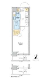 プラウドフラット西日暮里ディアージュ 405 間取り図