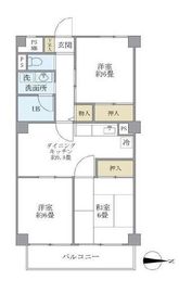 KDX武蔵中原レジデンス 3階 間取り図