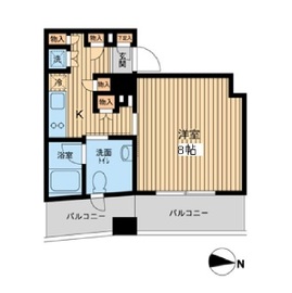 エスティメゾン武蔵小山 603 間取り図