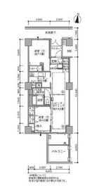 東雲キャナルコートCODAN 21-707 間取り図