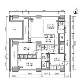 東雲キャナルコートCODAN 16-1109 間取り図