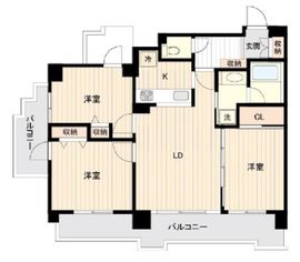 ドゥーエ練馬 704 間取り図