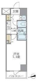 コート新御徒町 404 間取り図