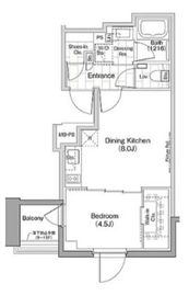 ザ・パークハビオ横浜関内 1505 間取り図