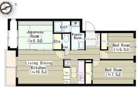 リンズハウス 105 間取り図