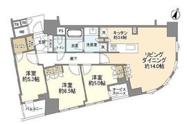 プラウド日本橋久松町 4階 間取り図