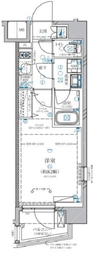 ディアレイシャス赤羽 10階 間取り図