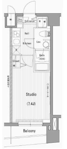 ガーラグランディ横濱桜木町 6階 間取り図