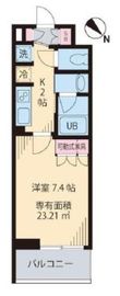 ビイルーム横濱関内 205 間取り図