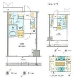 リージア海老名ビナフロント 612 間取り図