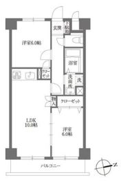 KDXレジデンス鶴見 707 間取り図