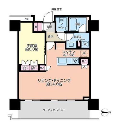 THE YOKOHAMA FRONT TOWER (ザ・ヨコハマフロントタワー) 32階 間取り図
