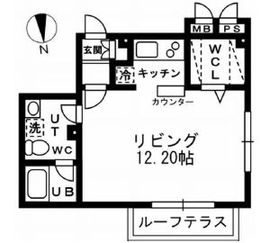 プライムアーバン学芸大学 401 間取り図