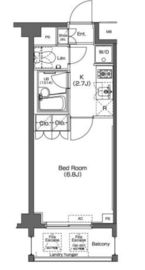 プラウドフラット学芸大学 207 間取り図