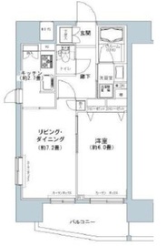 パークキューブ板橋本町 707 間取り図