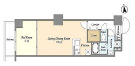 アルファコート西新井 404 間取り図