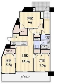 プロスペクト川崎 901 間取り図