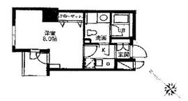 ドゥーエ幡ヶ谷 1504 間取り図