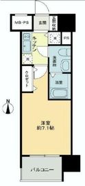 グローベル新大久保マスターズゲート 2階 間取り図