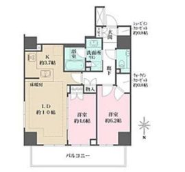 グレーシアタワー三鷹 11階 間取り図