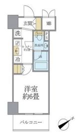 レスピール川崎 909 間取り図