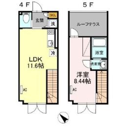 LAPiS目黒本町 (ラピス目黒本町) 403 間取り図