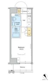 プラウドフラット清澄通り 710 間取り図