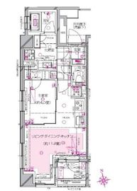 ピアース下北沢 3階 間取り図