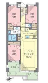 オープンレジデンシア広尾1 1階 間取り図