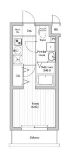 SPコート菊名ノース 309 間取り図