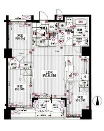 アスコットパーク両国石原 7階 間取り図