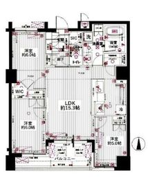 アスコットパーク両国石原 7階 間取り図