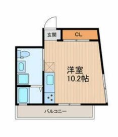 ダイキデュオ目黒 203 間取り図