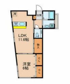 ダイキデュオ目黒 303 間取り図
