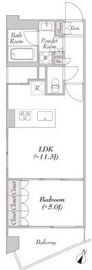 ルミーク本町ウェスト 403 間取り図