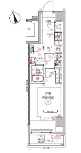 RELUXIA品川中延 (リルシア品川中延) 7階 間取り図
