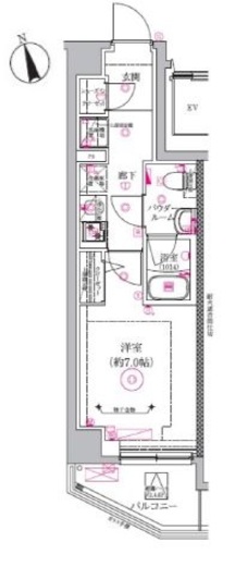 RELUXIA品川中延 (リルシア品川中延) 7階 間取り図