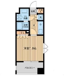 フォレシティ麻布十番 406 間取り図