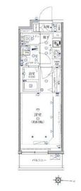 クレイシア菊川 5階 間取り図