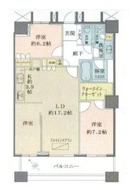 ザ・東京タワーズ ミッドタワー 46階 間取り図