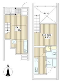 四谷アパートメント 302 間取り図